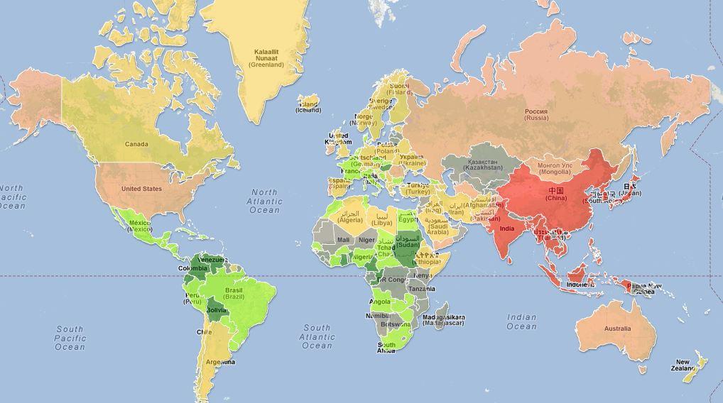 Penis Sizes of the World