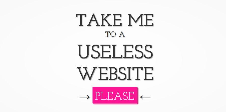Useless Website Link